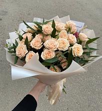 Букет Кремовые розы Латте #REPLACE_PRED# Тимирязевском Республика Адыгея