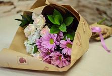 Букет цветов из:  Розы и Хризантемы #REPLACE_PRED# Тимирязевском Республика Адыгея