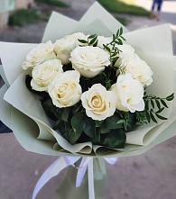 Букет Белые розы Проуд #REPLACE_PRED# Тимирязевском Республика Адыгея